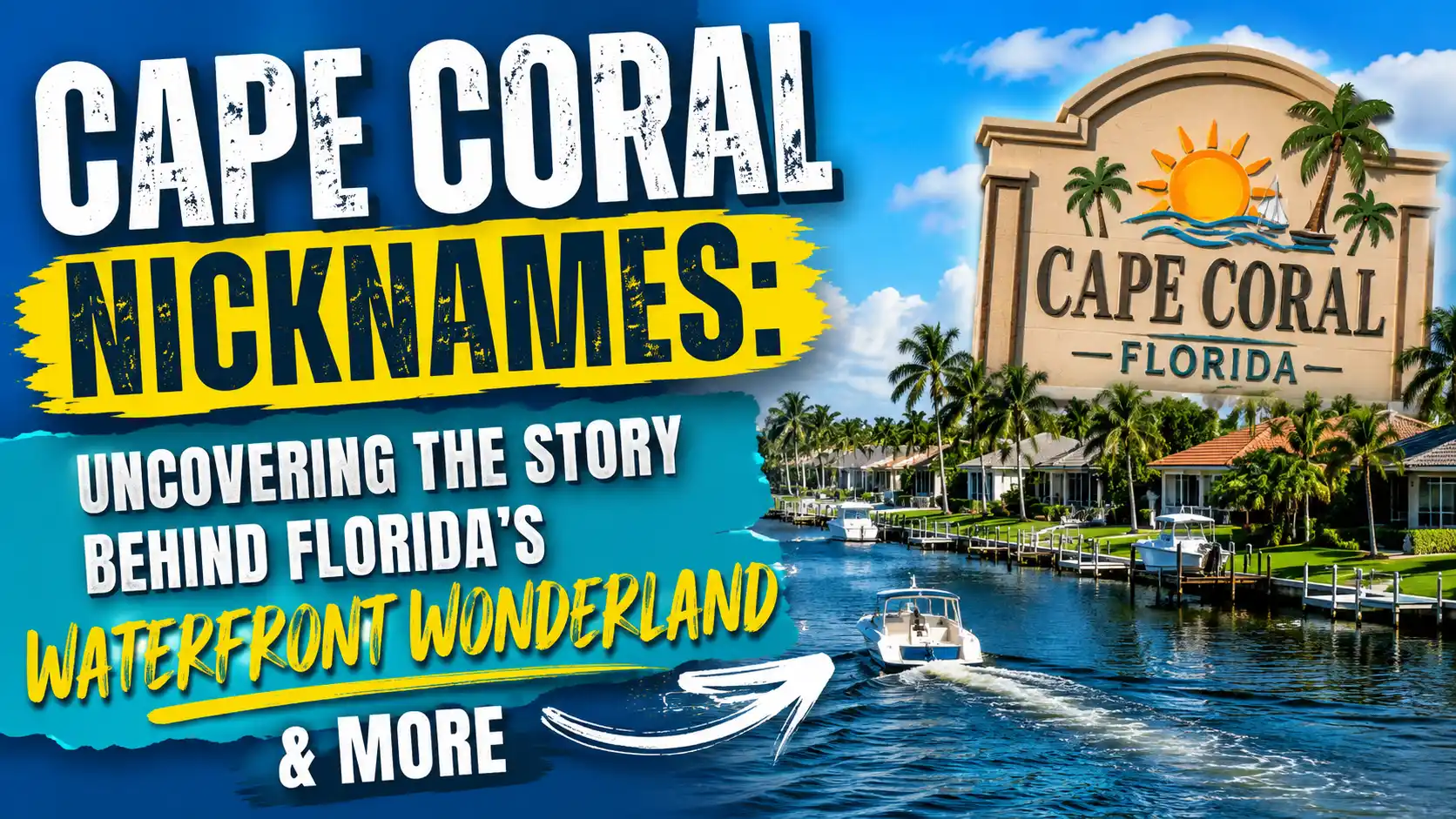 Cape Coral Nicknames Uncovering the Story Behind Florida’s Waterfront Wonderland & More🌴