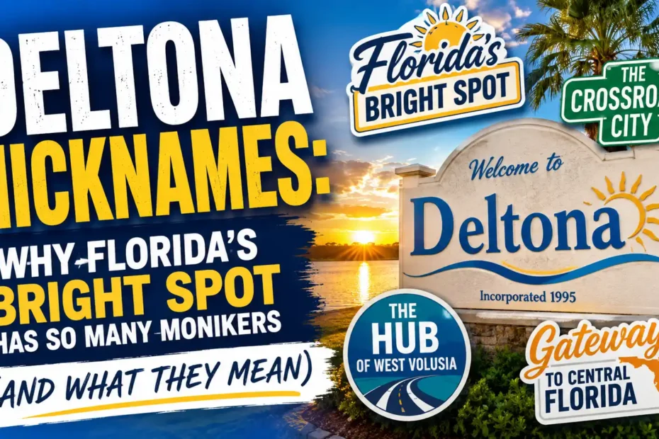 Deltona Nicknames Why Florida’s Bright Spot Has So Many Monikers (And What They Mean)