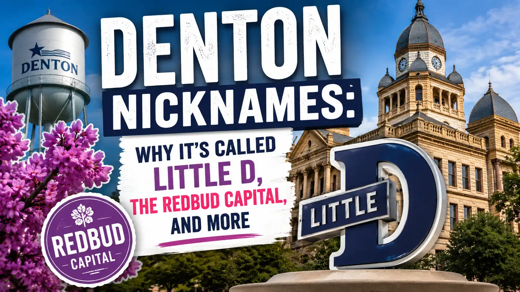Denton Nicknames Why It’s Called Little D, the Redbud Capital, and More