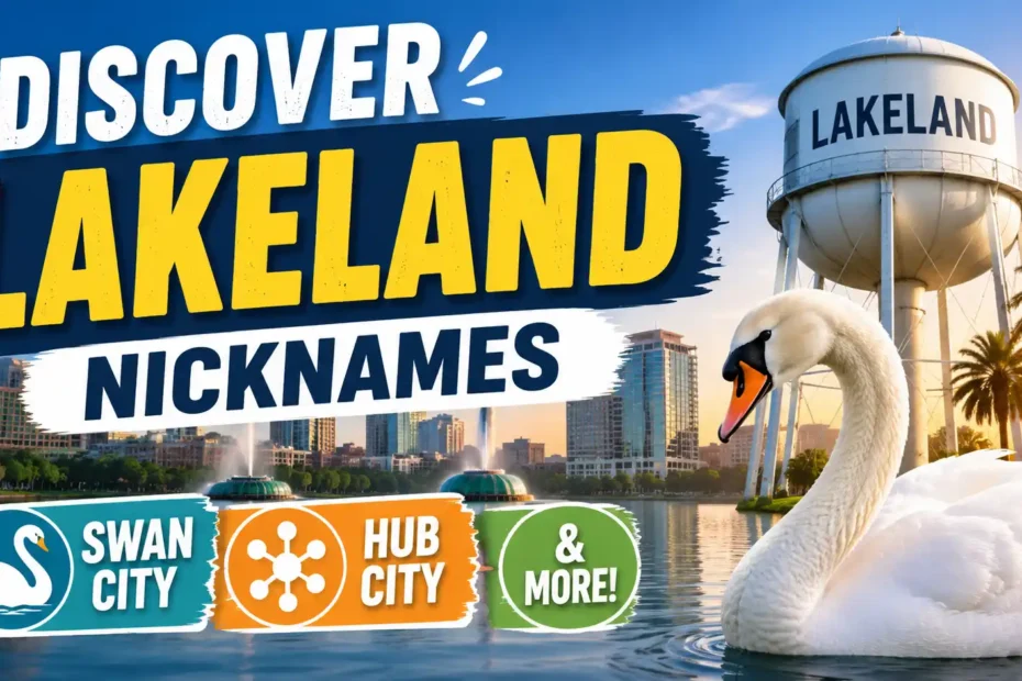 Discover Lakeland Nicknames Swan City, Hub City & More 🌆🦢
