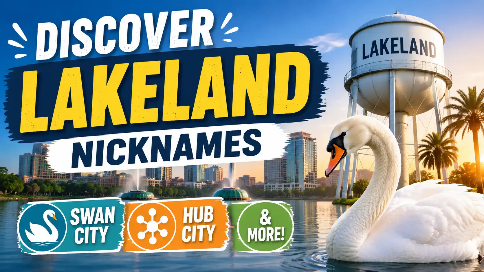 Discover Lakeland Nicknames Swan City, Hub City & More 🌆🦢