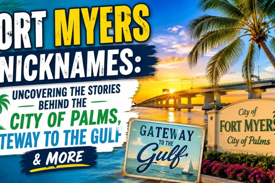 Fort Myers Nicknames Uncovering the Stories Behind the City of Palms, Gateway to the Gulf & More