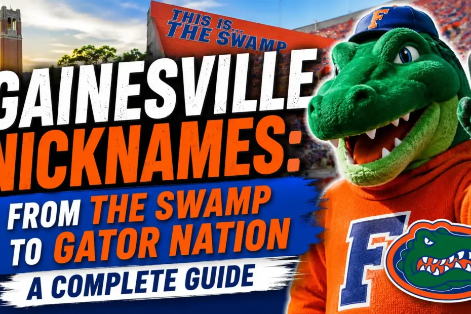 Gainesville Nicknames From The Swamp to Gator Nation – A Complete Guide