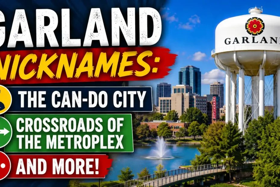 Garland Nicknames The Can-Do City, Crossroads of the Metroplex, and More