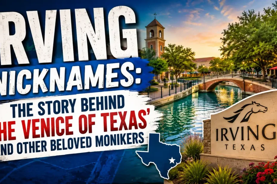 Irving Nicknames The Story Behind ‘The Venice of Texas’ and Other Beloved Monikers
