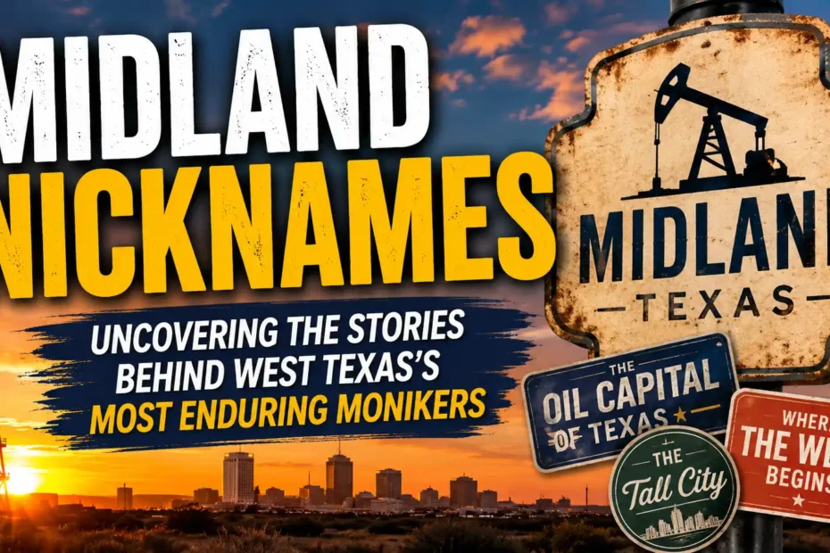 Midland Nicknames Uncovering the Stories Behind West Texas’s Most Enduring Monikers