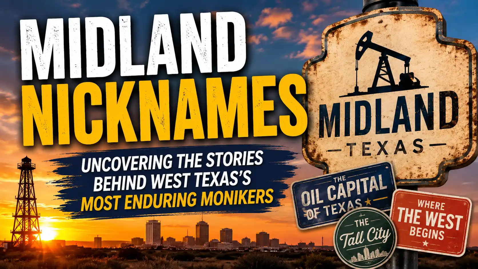 Midland Nicknames Uncovering the Stories Behind West Texas’s Most Enduring Monikers