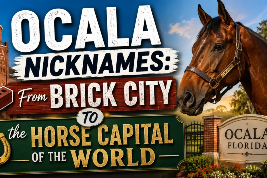 Ocala Nicknames From Brick City to the Horse Capital of the World 🐴🧱