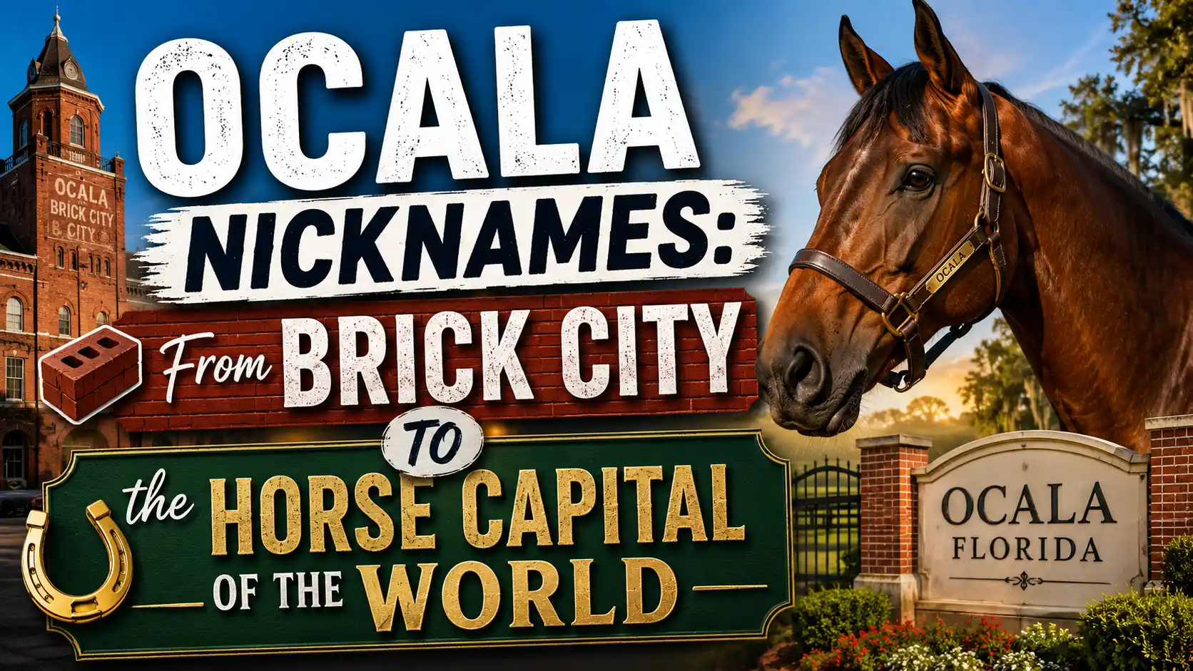 Ocala Nicknames From Brick City to the Horse Capital of the World 🐴🧱