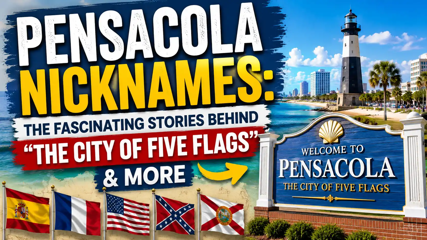 Pensacola Nicknames The Fascinating Stories Behind “The City of Five Flags” & More