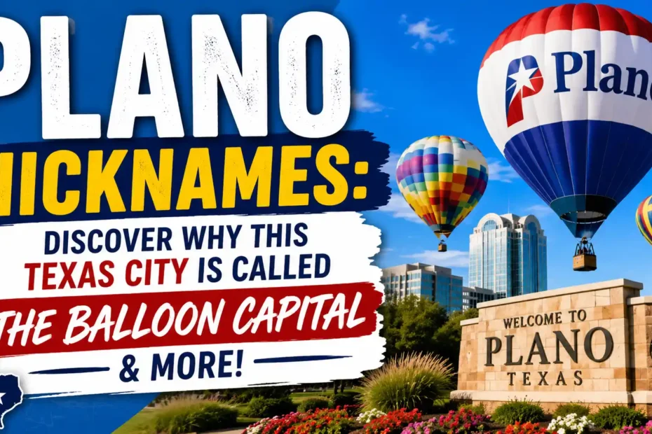 Plano Nicknames Discover Why This Texas City is Called the Balloon Capital & More