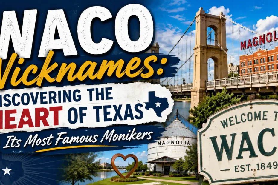 Waco Nicknames Discovering the Heart of Texas & Its Most Famous Monikers