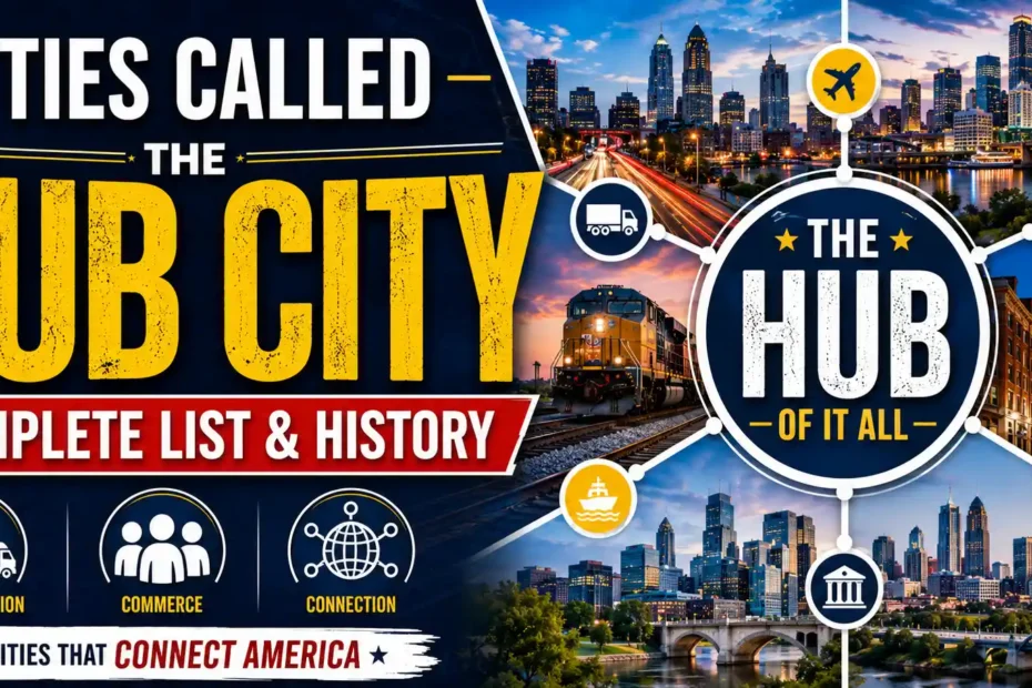 Cities Called The Hub City (Complete List & History)