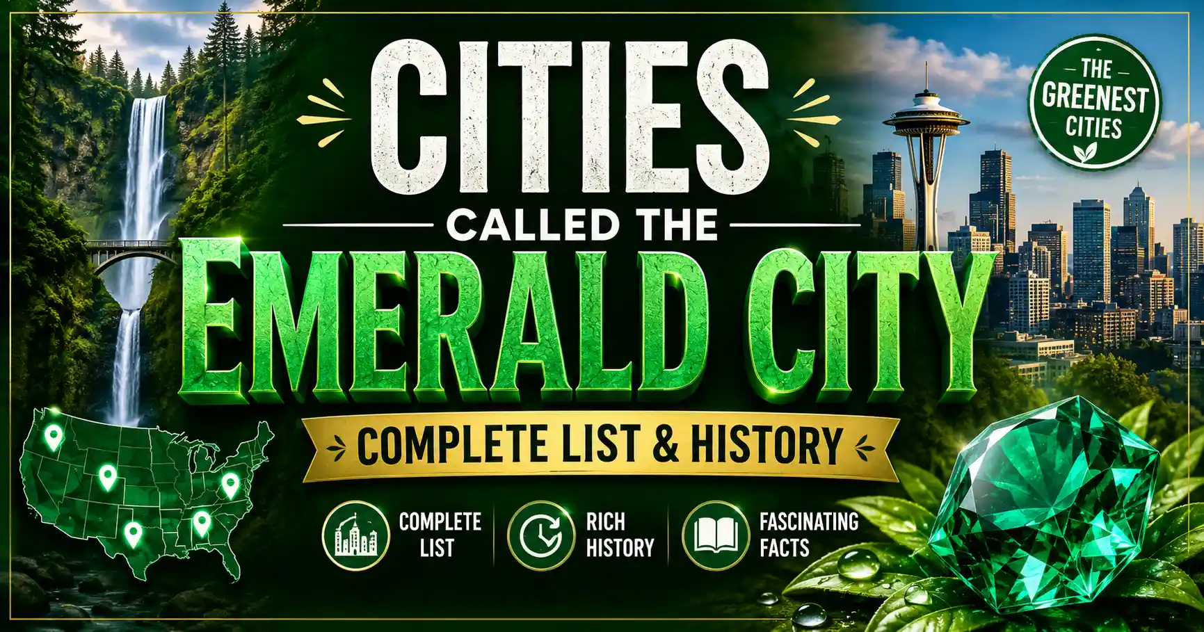 Cities Called the Emerald City (Complete List & History)