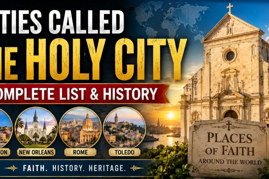 Cities Called the Holy City (Complete List & History)