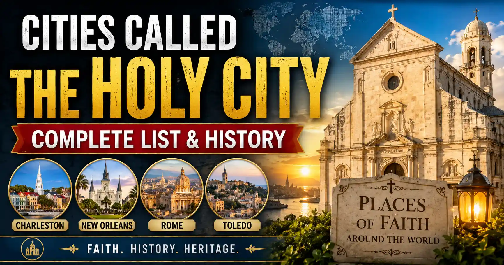 Cities Called the Holy City (Complete List & History)
