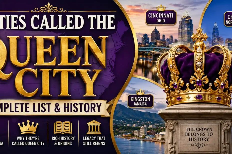 Cities Called the Queen City (Complete List & History)