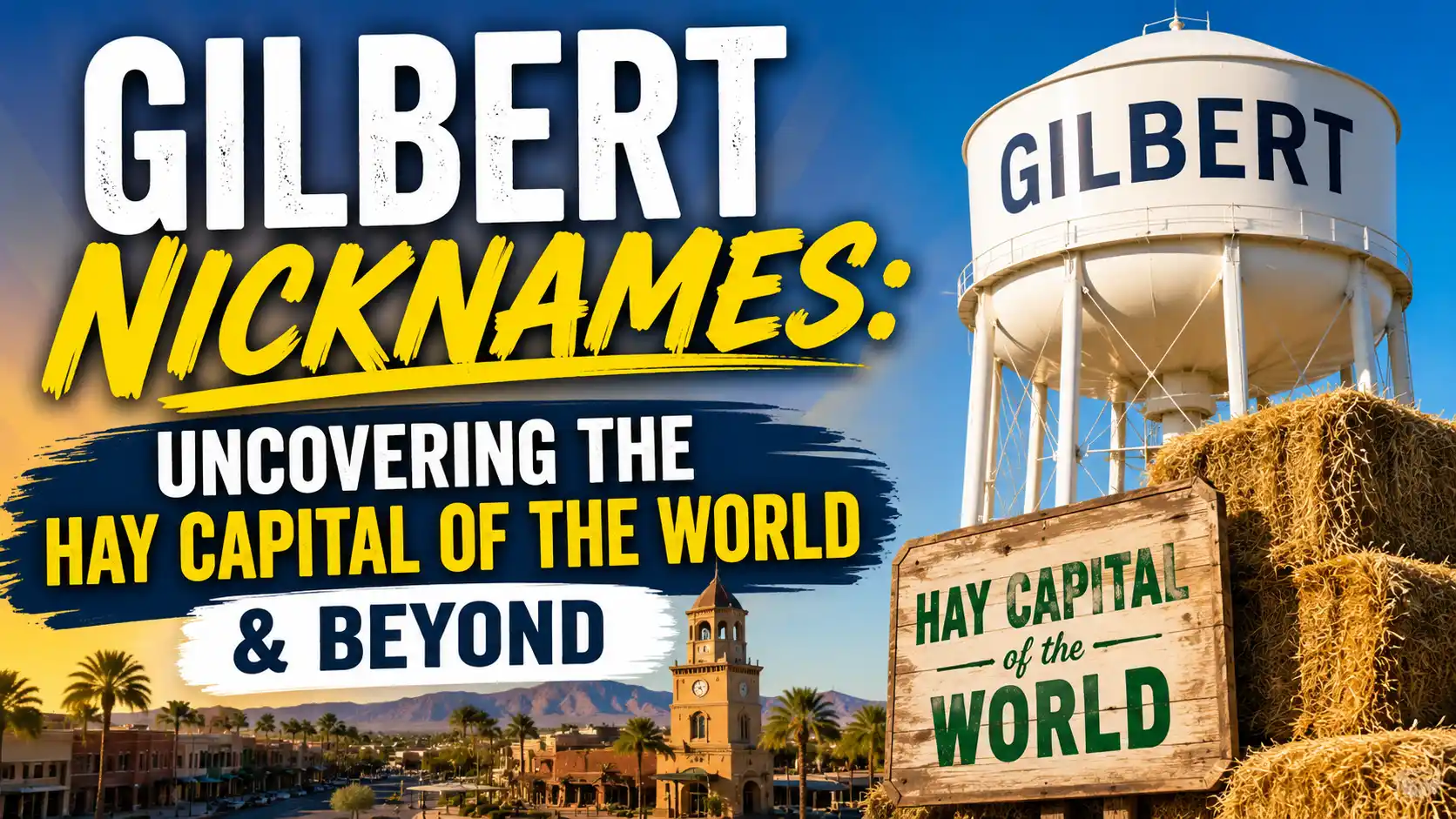 Gilbert Nicknames Uncovering the Hay Capital of the World & Beyond🏙️