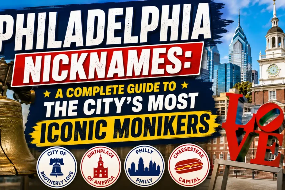 Philadelphia Nicknames A Complete Guide to the City’s Most Iconic Monikers