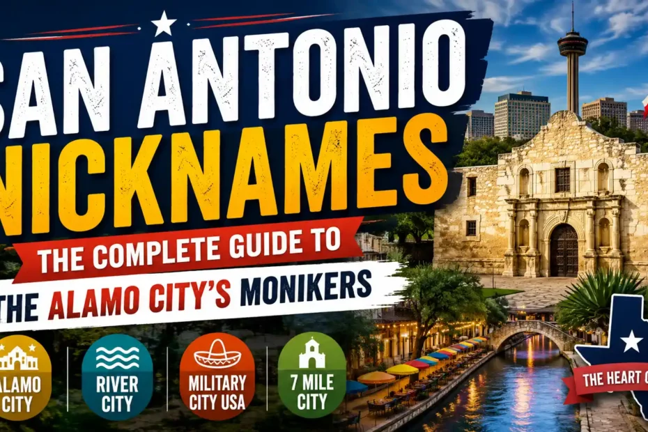 San Antonio Nicknames The Complete Guide to the Alamo City’s Monikers [2026]
