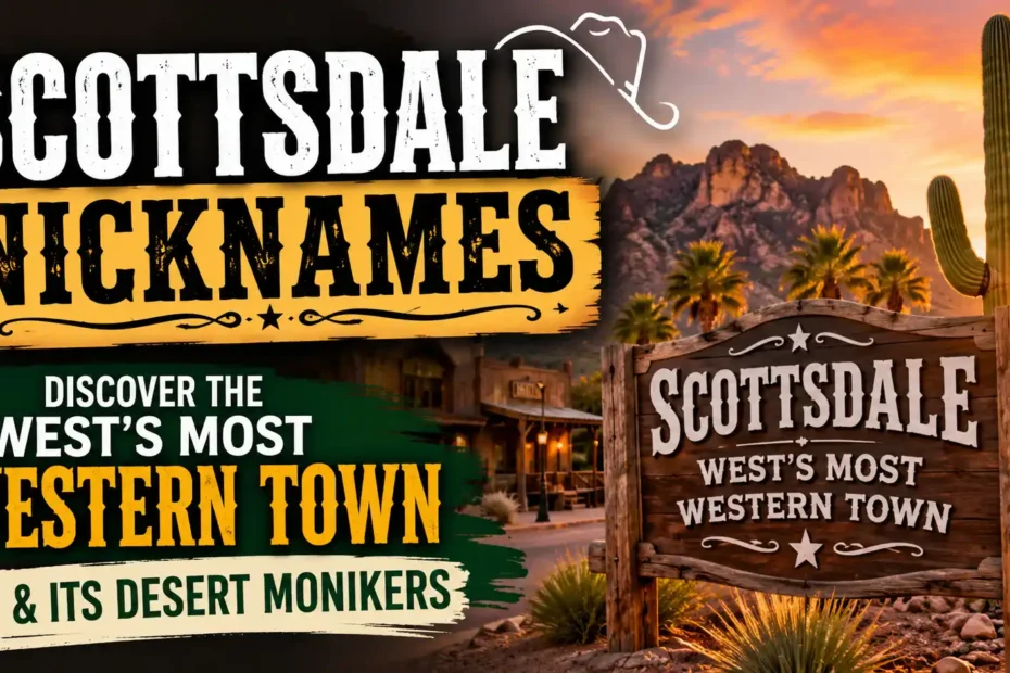 Scottsdale Nicknames Discover the West’s Most Western Town & Its Desert Monikers