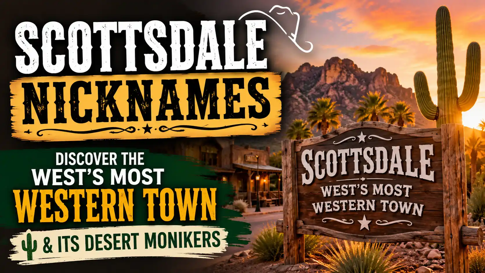 Scottsdale Nicknames Discover the West’s Most Western Town & Its Desert Monikers