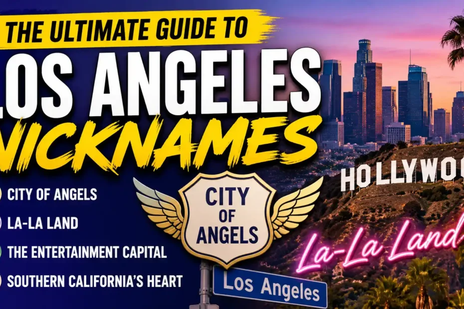 The Ultimate Guide to Los Angeles Nicknames From City of Angels to La-La Land