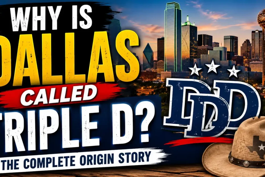 Why Is Dallas Called Triple D The Complete Origin Story