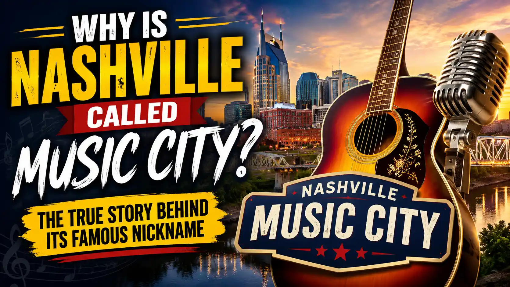Why Is Nashville Called Music City The True Story Behind Its Famous Nickname
