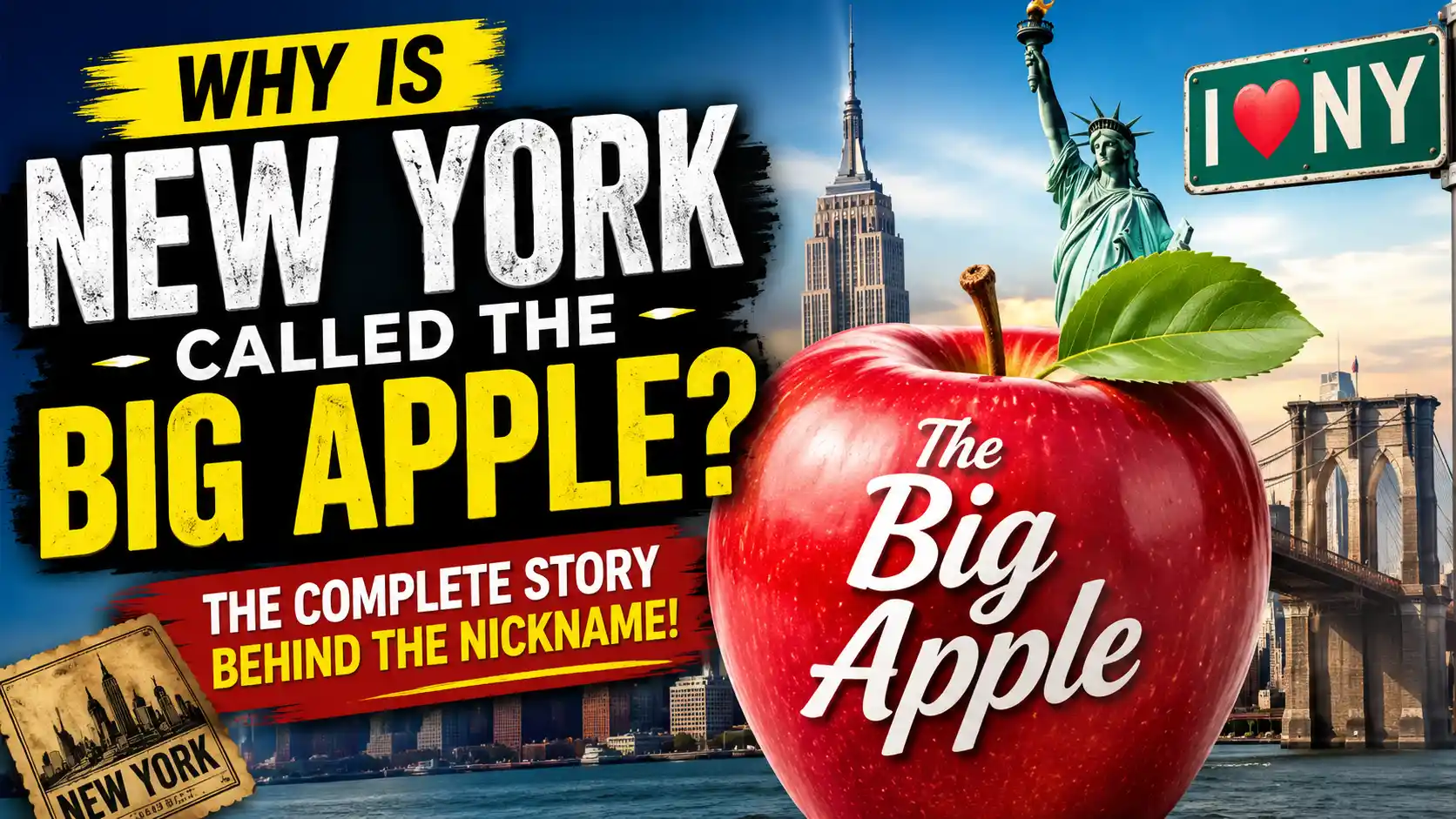 Why Is New York Called the Big Apple The Complete Story Behind the Nickname