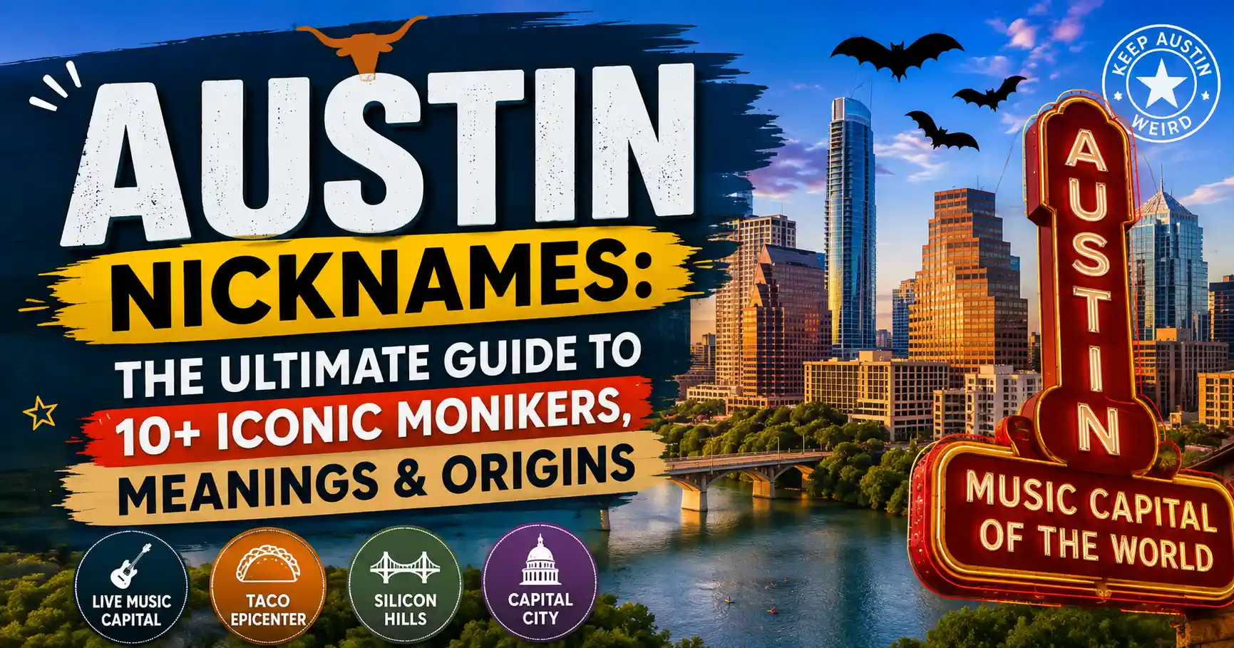 Austin Nicknames The Ultimate Guide to 10+ Iconic Monikers, Meanings & Origins