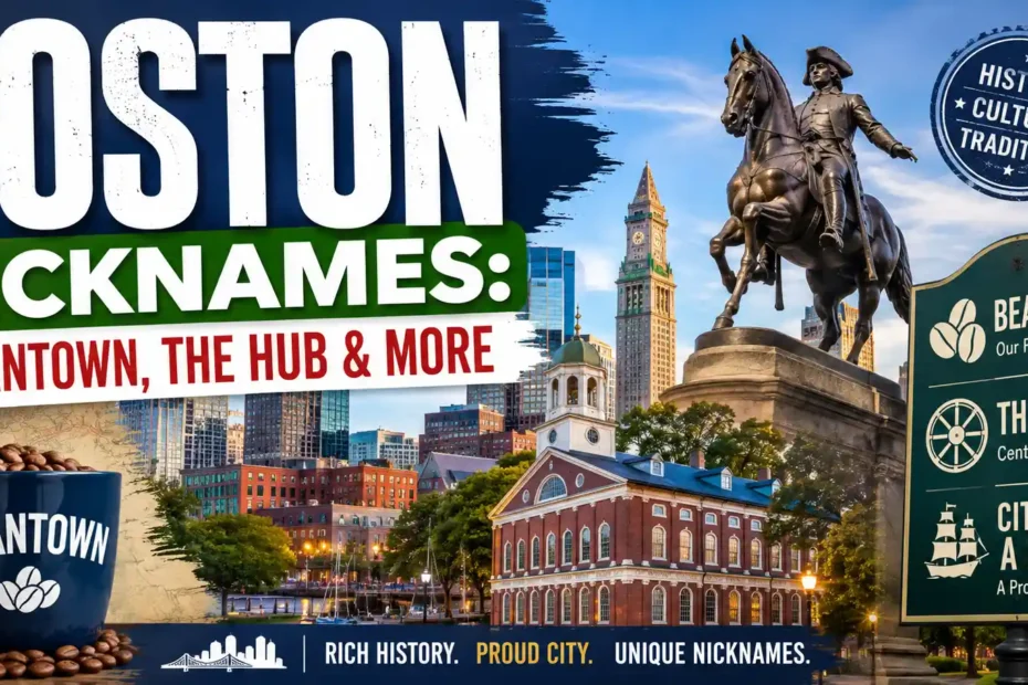 Boston Nicknames Beantown, The Hub & More 🏙️