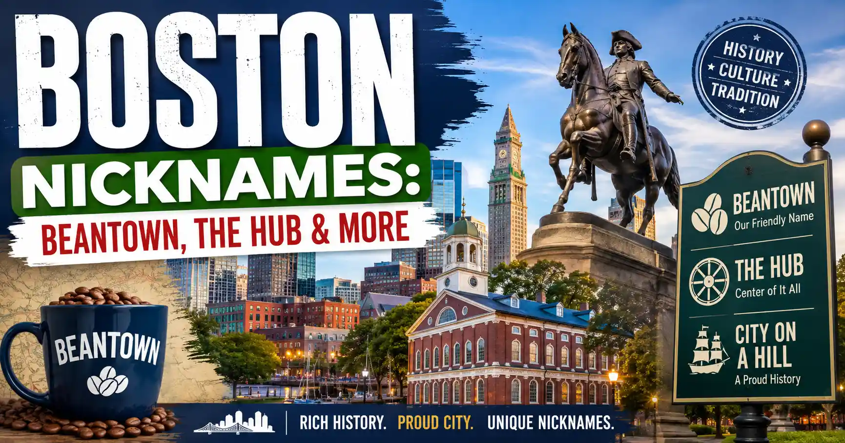 Boston Nicknames Beantown, The Hub & More 🏙️