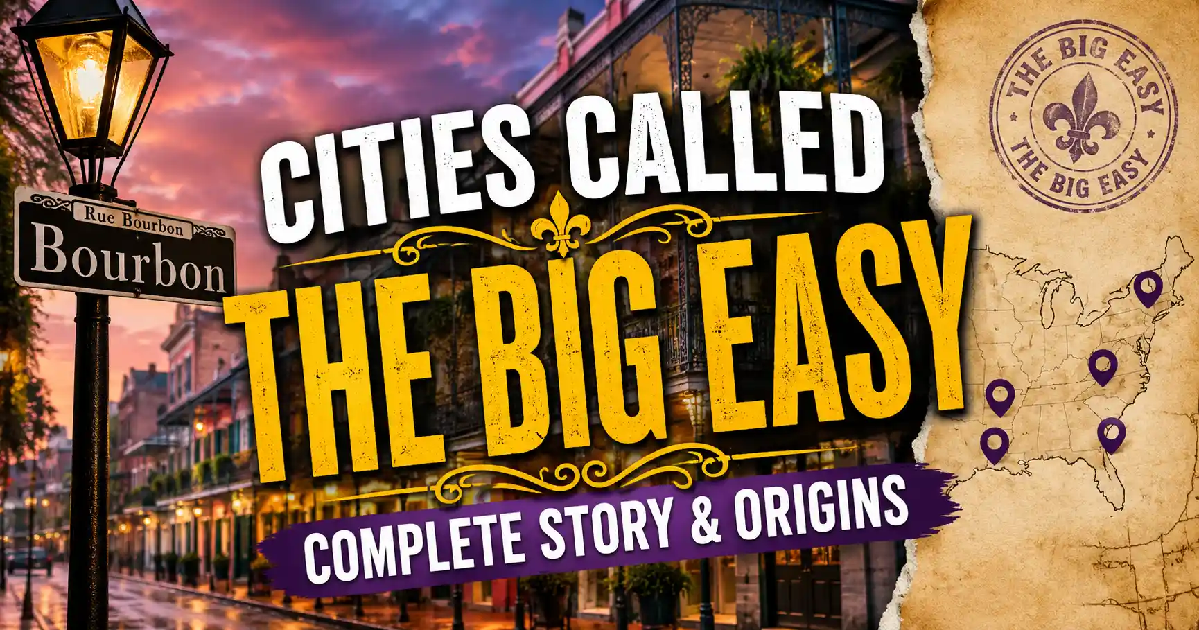 Cities Called the Big Easy Complete Story & Origins