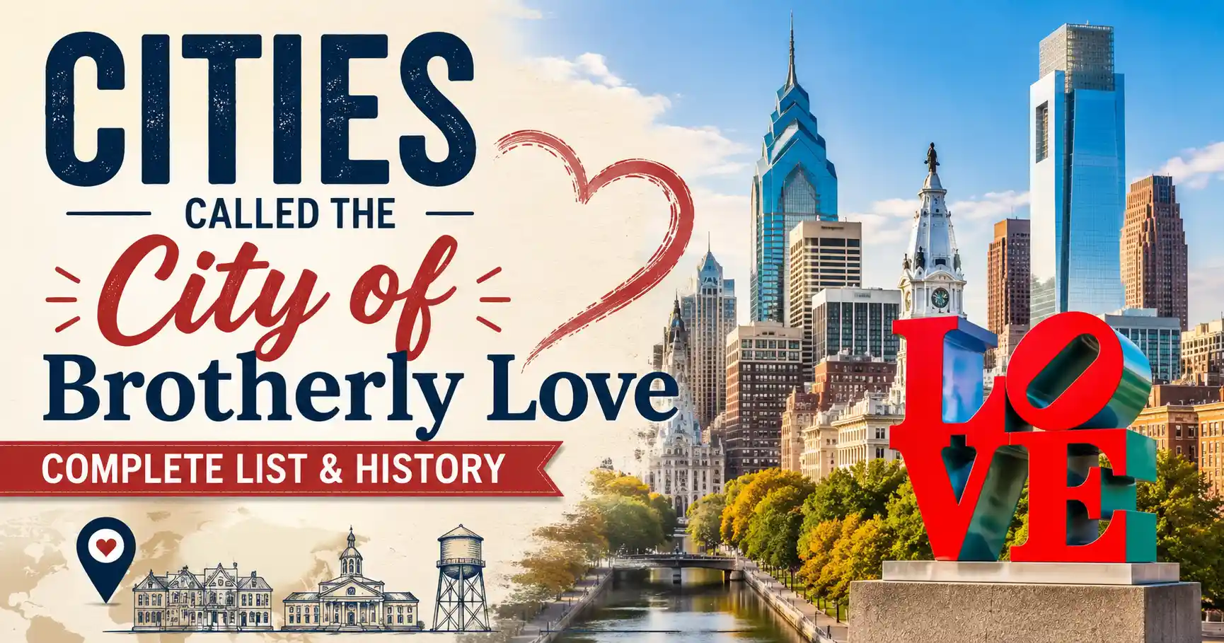 Cities Called the City of Brotherly Love Complete List & History