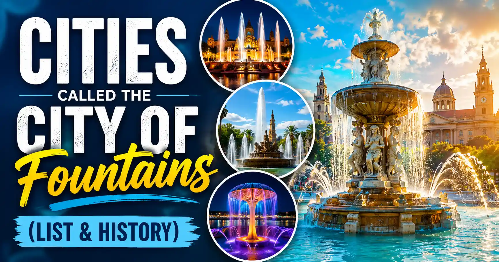 Cities Called the City of Fountains (List & History)