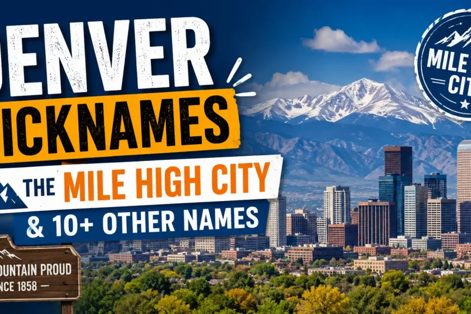 Denver Nicknames The Mile High City & 10+ Other Names