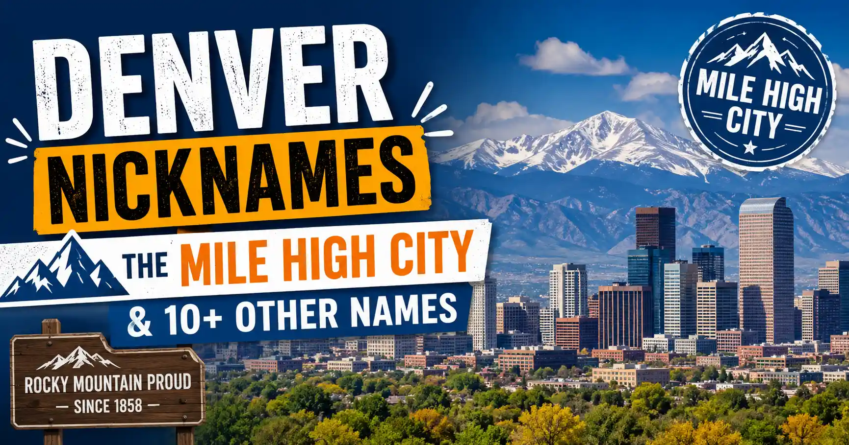 Denver Nicknames The Mile High City & 10+ Other Names