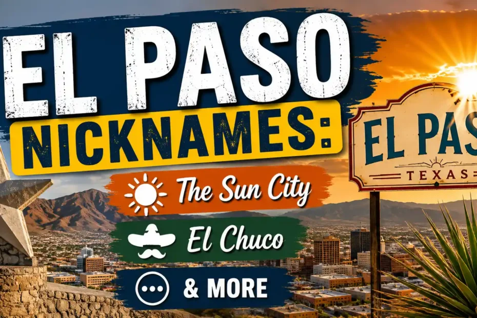El Paso Nicknames The Sun City, El Chuco & More