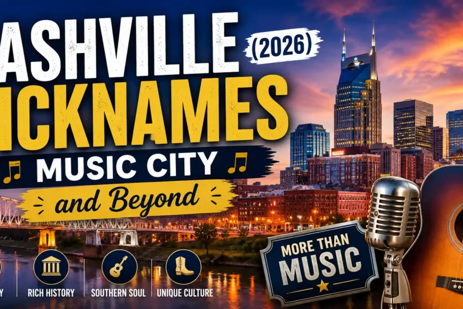 Nashville Nicknames (2026) Music City and Beyond