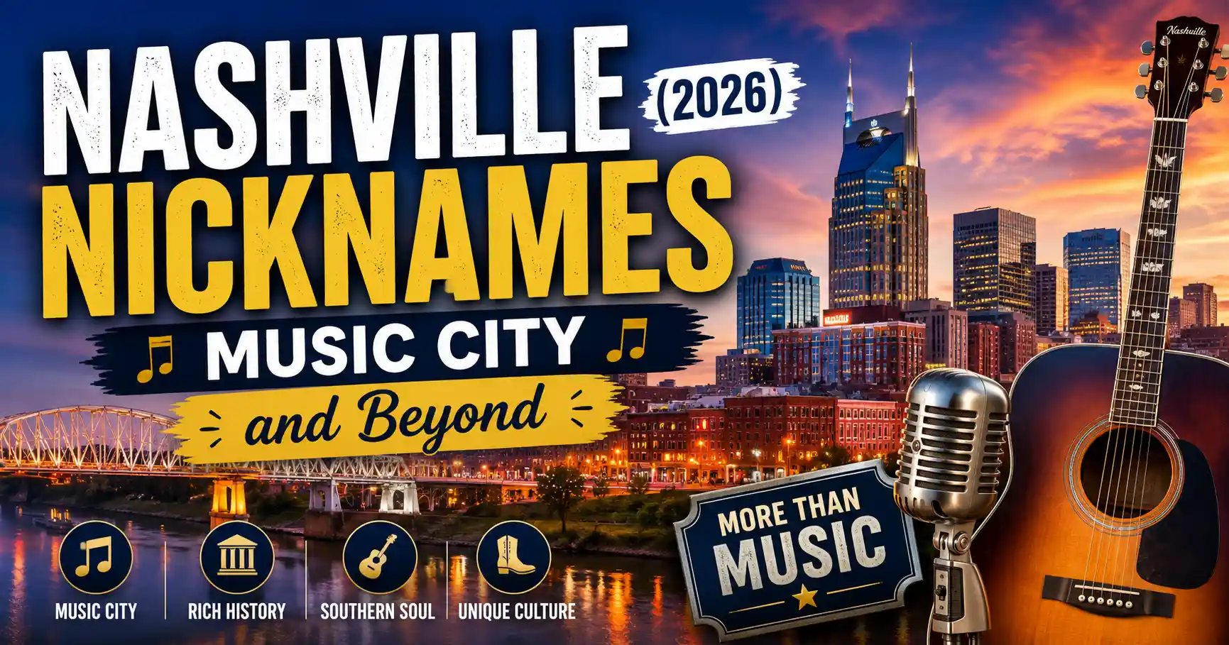 Nashville Nicknames (2026) Music City and Beyond