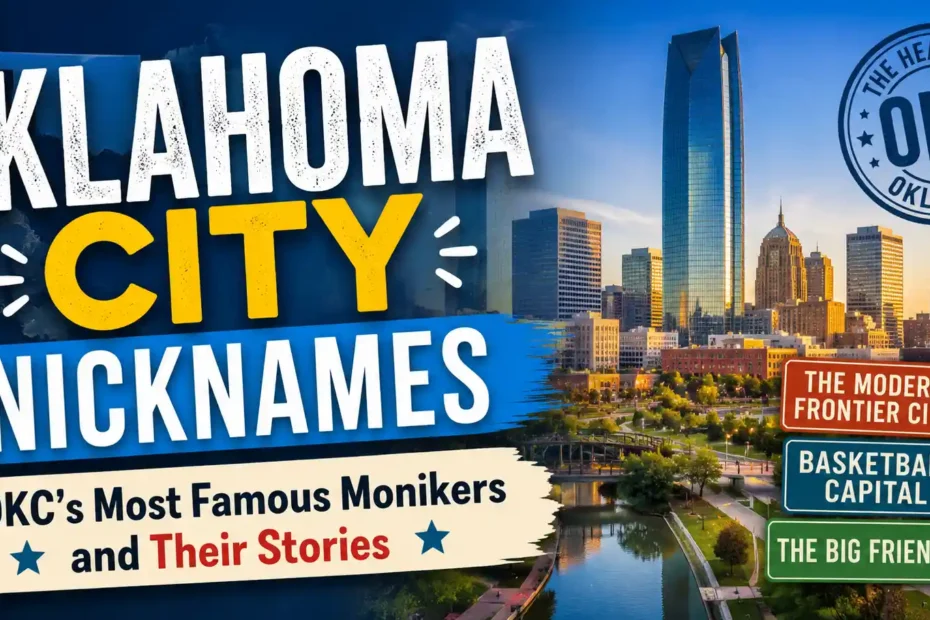 Oklahoma City Nicknames OKC’s Most Famous Monikers and Their Stories 🌆