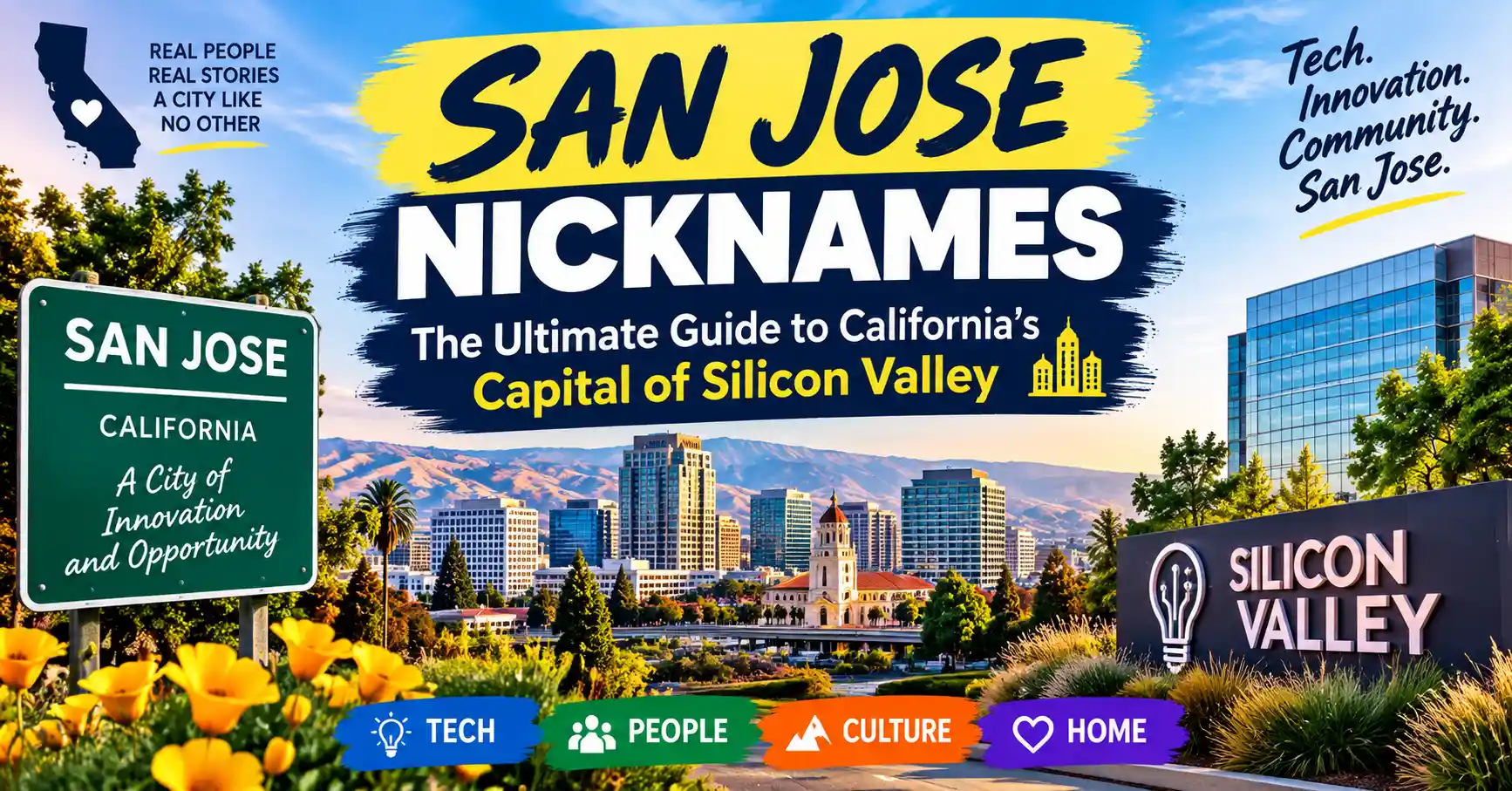 San Jose Nicknames The Ultimate Guide to California’s Capital of Silicon Valley 🏙️
