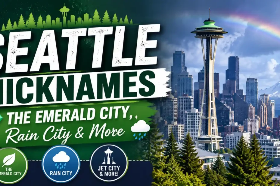 Seattle Nicknames The Emerald City, Rain City & More
