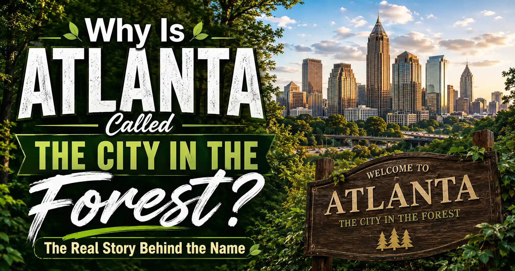 Why Is Atlanta Called the City in the Forest The Real Story Behind the Name