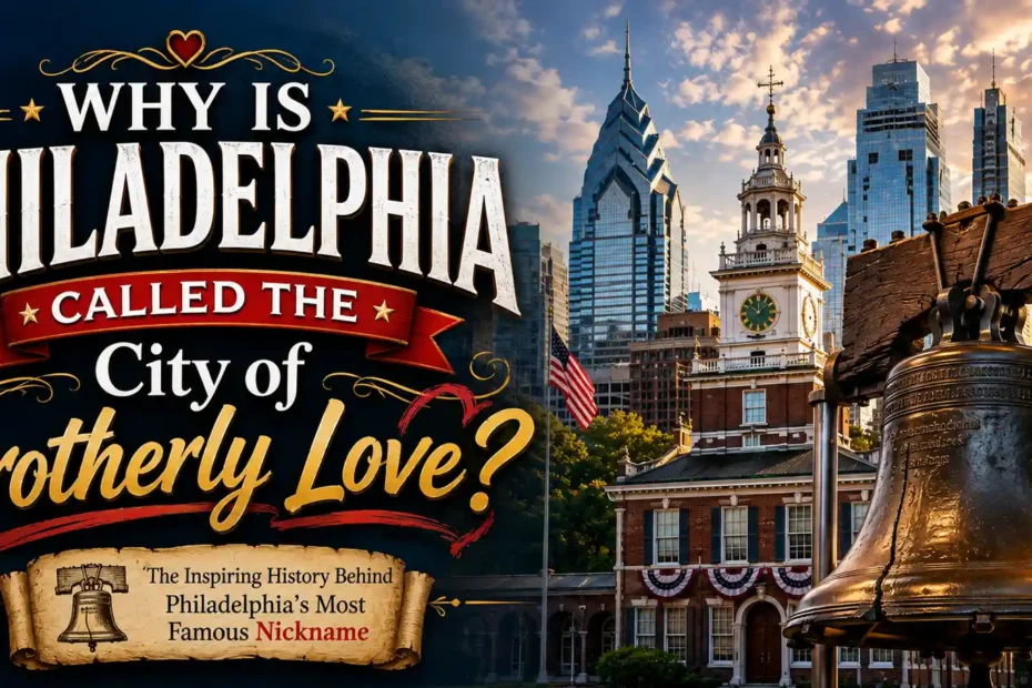 Why Is Philadelphia Called the City of Brotherly Love