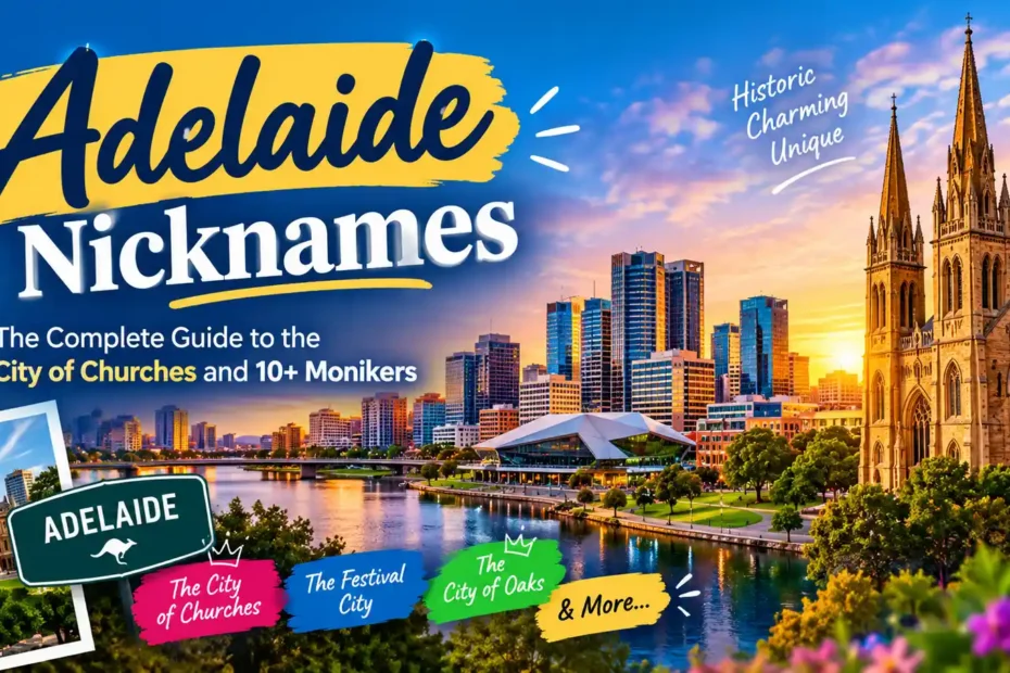 Adelaide Nicknames The Complete Guide to the City of Churches and 10+ Monikers 🏛️