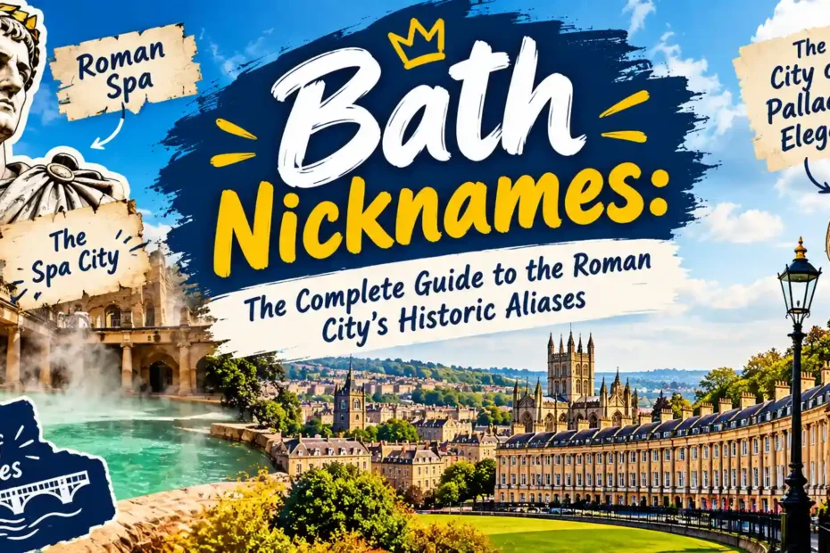 Bath Nicknames The Complete Guide to the Roman Cityโs Historic Aliases