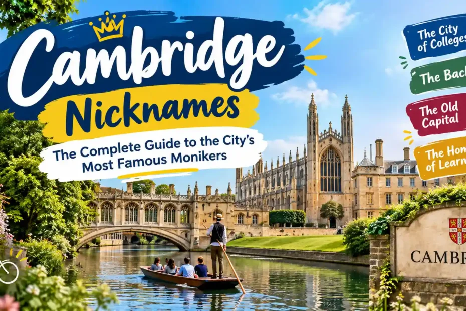 Cambridge Nicknames The Complete Guide to the City's Most Famous Monikers