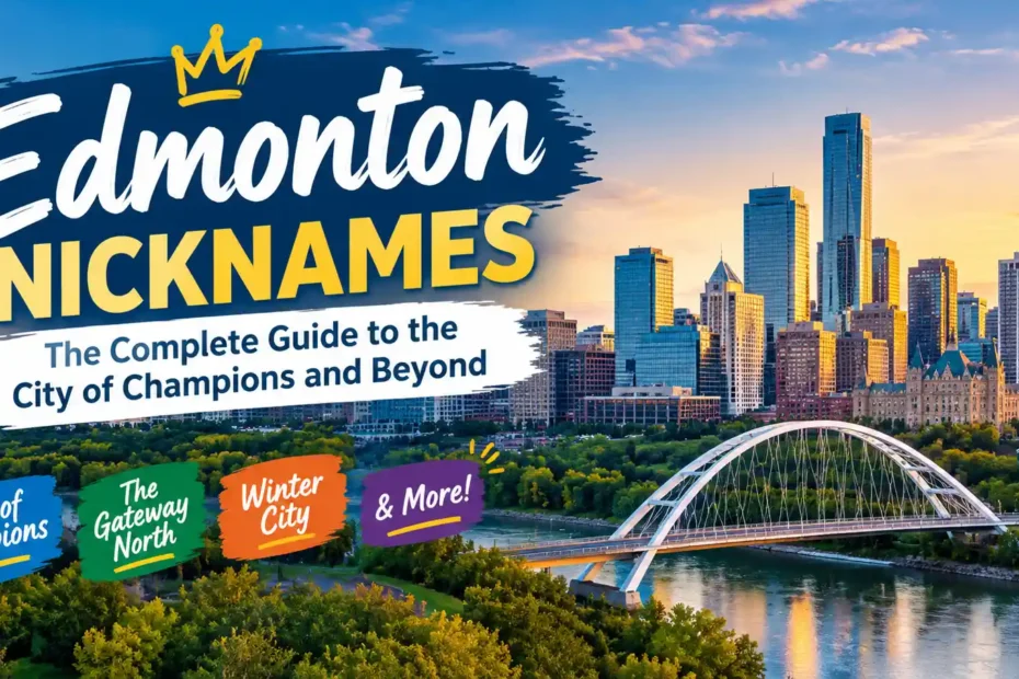 Edmonton Nicknames The Complete Guide to the City of Champions and Beyond